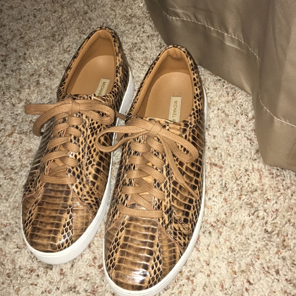 Michael Kors snakeskin shoes